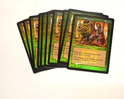 MAGIC THE GATHERING 30TH ANNIVERSARY BEAST WHISPERER 2018 FOIL PROMO LOT OF 10