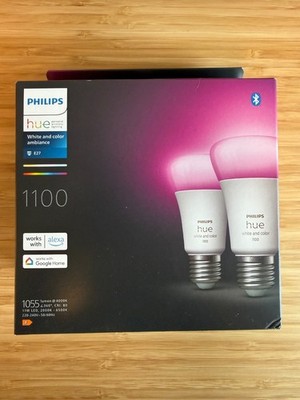 Philips Hue White & Color Ambiance E27 LED Lampen (1100lm), 11w Bluetooth Smart