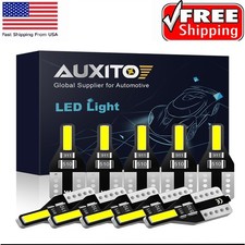 Auxito T10 168 194 2825 White Led License Plate Side Light Marker Bulb Canbus