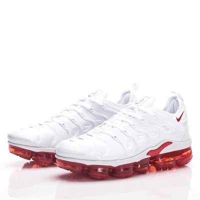 New Nike Air Vapor Max TN Plus White Red Men's Running Shoes