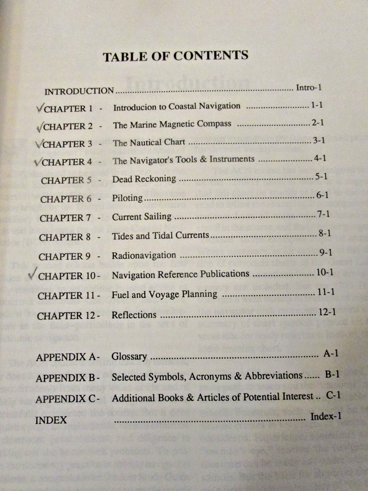 ADVANCED COASTAL NAVIGATION AN-1 & STUDY GUIDE AN-2 U S Coast Guard Aux (Lot 2) - Image 3 of 4