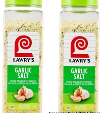 2 PACK - Lawry's Coarse Ground Garlic Salt with Parsley 33 oz (Total 66 oz)