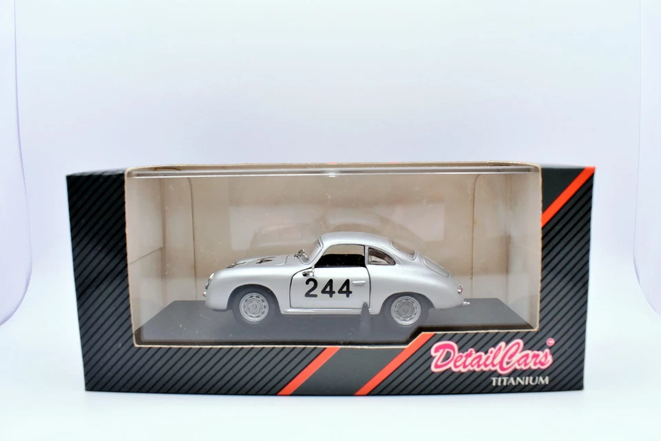 Modellini auto 1000 MIGLIA scala 1:43 PORSCHE 356 A detail cars diecast cat - Immagine 2 di 4