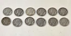 (12) 1945 Mercury Dimes 90% Silver Coin Exact Lot Circulated Free Shipping