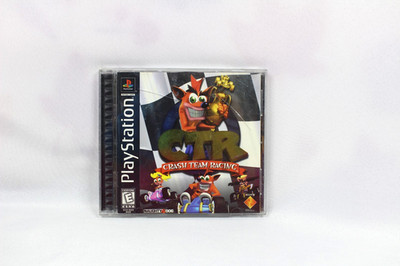 CTR CRASH TEAM RACING BLACK LABEL PLAYSTATION 1 GAME COMPLETE