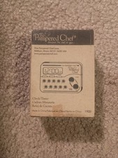 Retired Pampered Chef 1900 Digital Clock/ Tim...