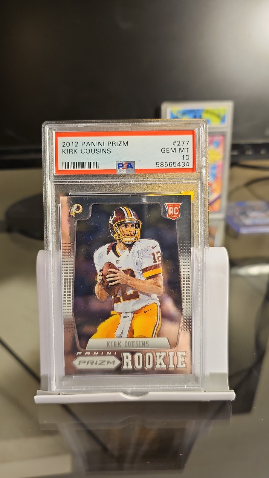 2012 Panini Prizm Kirk Cousins Rookie #277 PSA 10 Washington Commanders