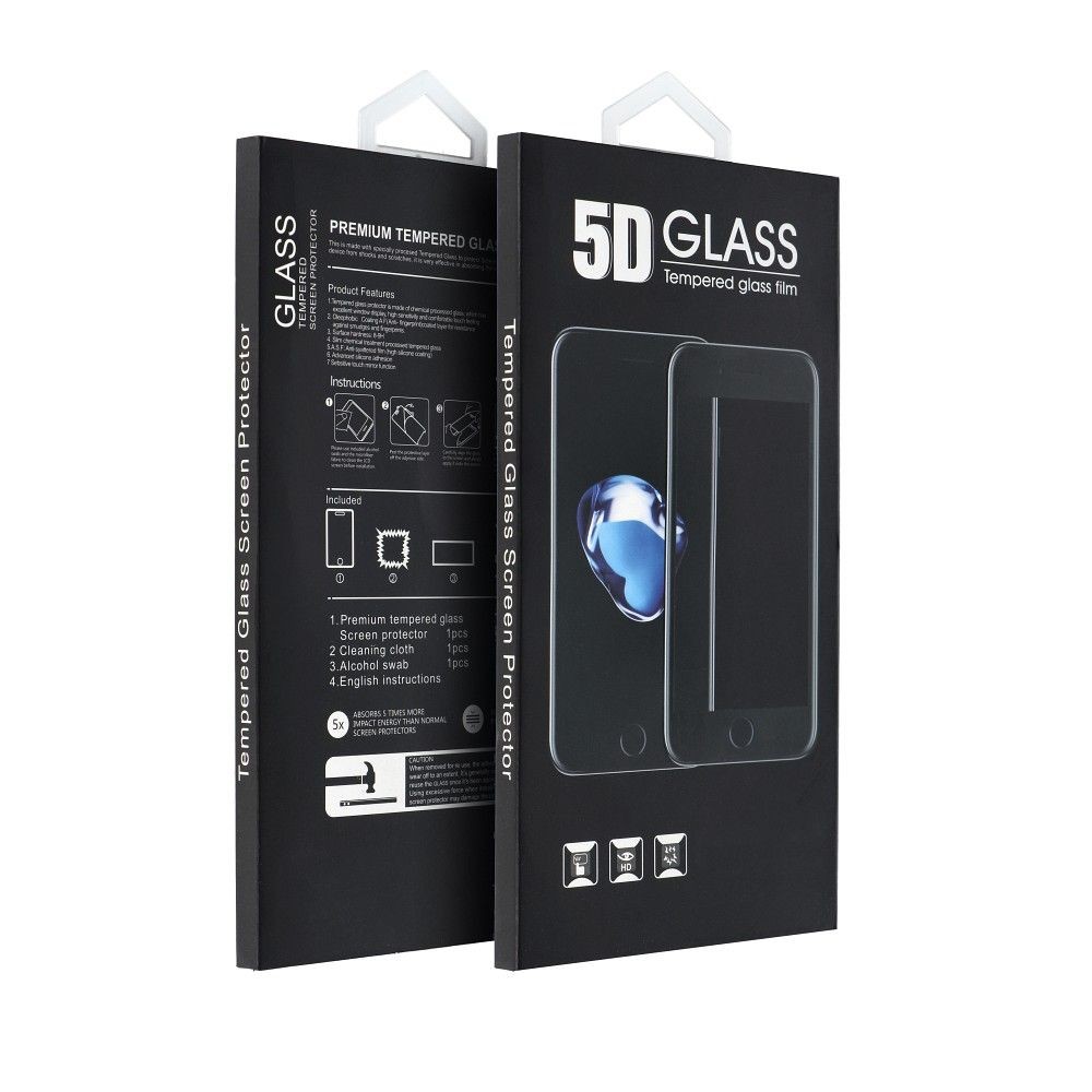 5D Full Glue Tempered Glass – passend für iPhone XR / 11 (Privacy) schwarz