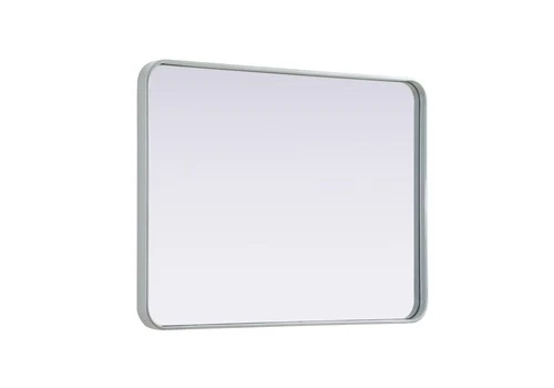 Elegant Lighting MR8A2736 Remy 27"W x 36"H Rectangular Flat - Silver - Picture 5 of 12