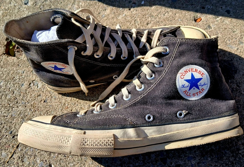VTG Converse All Star USA Sz 10 Hi Top Chuck Taylor 1960's Original EUC - Image 3 of 4