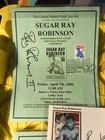 Sugar Ray Robinson,Jr. Signed Autographed USPS FD Stamp Ceremony Collection  — photo 2