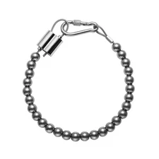 Flag Pole Beaded Retainer Ring, Adjust Length 304 Stainless Steel 8"