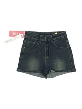 NWT Romwe Women Blue Denim Shorts XS