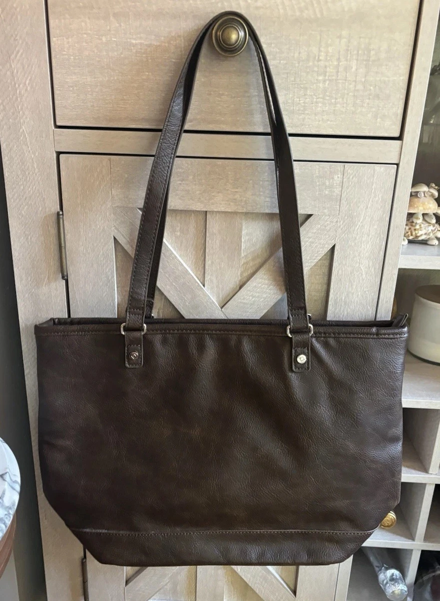 Thirty-One Faux Leather Exterior Brown Bags & Handbags for  display picture 2
