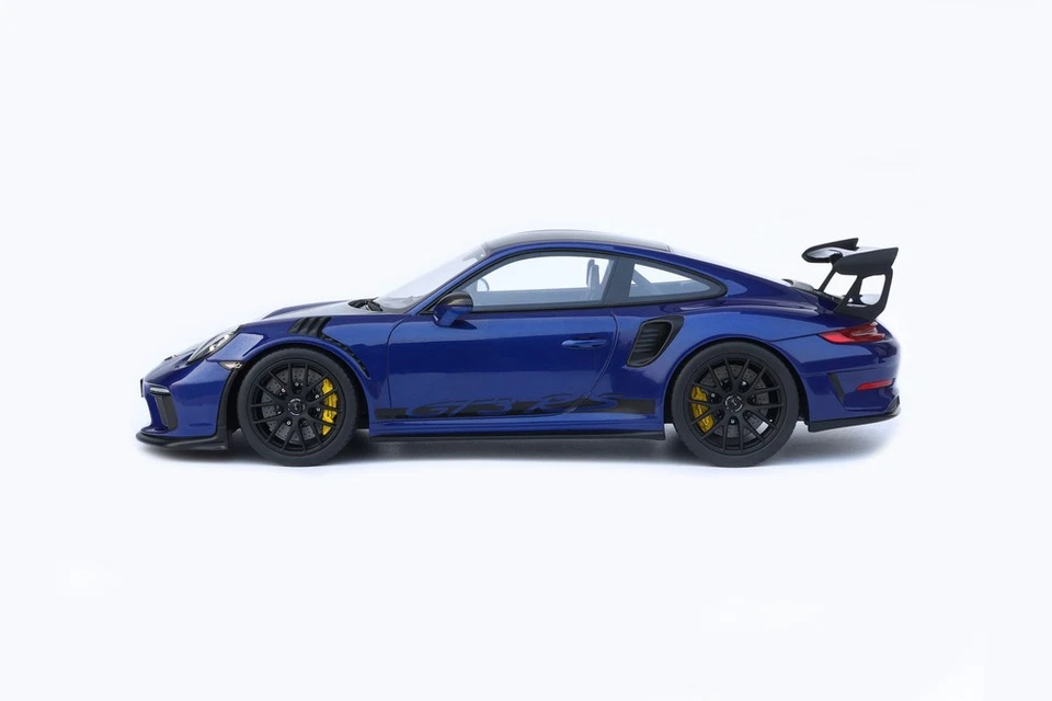 Porsche 911 (991.2) GT3 RS Weissach Package 2018 Blu Modellino 1:18 GT Spirit - Immagine 3 di 4