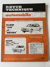Revue technique Talbot SOLARA