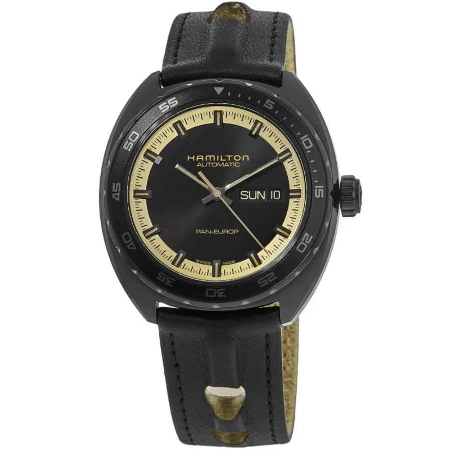 New Hamilton American Classic Pan Europ Auto Black Dial Men's Watch H35425730