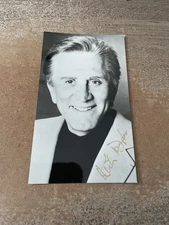 Kirk Douglas Signed 3 " x 5" Photograph Autograph