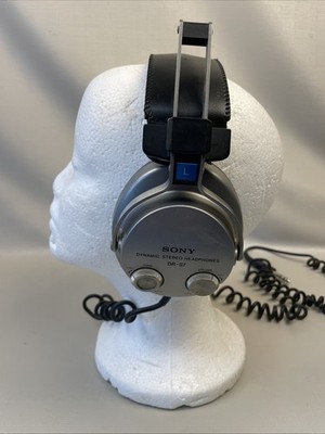 箱付き レトロ SONY DR-S7 ダイナミックステレオヘッドフォンdr-s7 1980s Sony DR-S7 Headphones Dynamic Stereo Over-Ear Studio DJ Vol