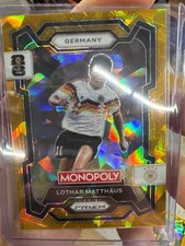 2026 Prizm  FIFA World Cup Soccer Lothar Matthaus #64 Germany gold cracked ice