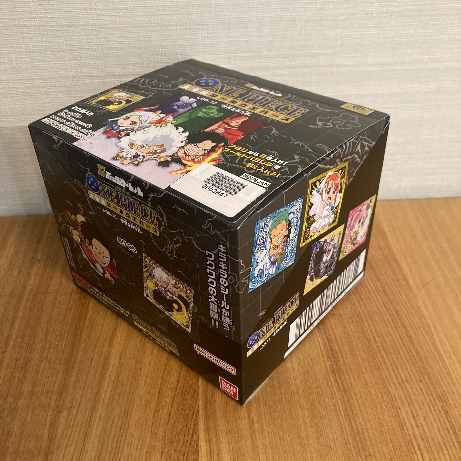 [New] ONE PIECE Great Pirate Seal Wafer Sticker LOG.12 20-Pack Box Japan BANDAI