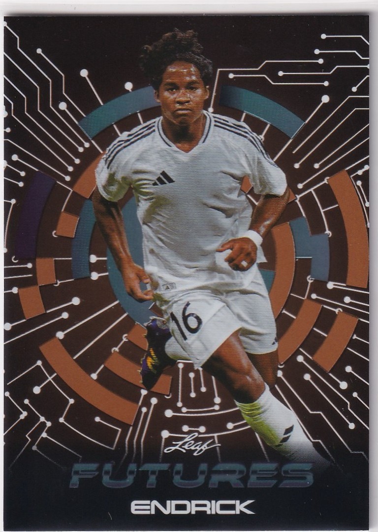 2024 Leaf Futures Endrick Future Foil Bronze (RC) #FF-12 Real Madrid