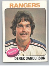 1975-76 Topps #73 Derek Sanderson New York Rangers