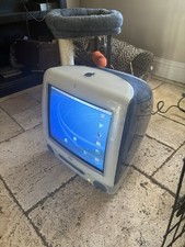 Apple iMac G3 400MHz Blue CRT All-in-One Desktop w/ Keyboard Mouse