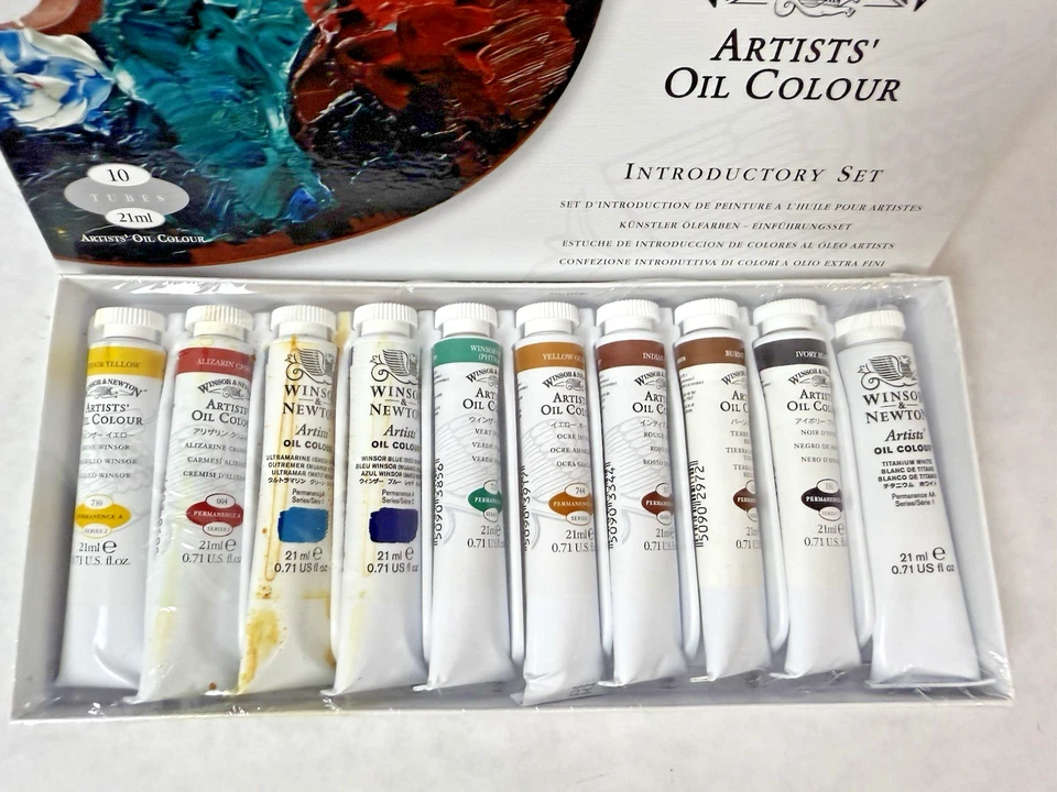Winsor & Newton Artists Professional Oil Color Introductory Set of 10 NEW IN BOX - Image 2 of 4