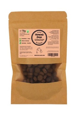 Harmonie Drops Katze   Natürliche Bachblüten Snacks 78g, Für Ruhe & Ausgleich