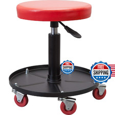 Torin Atrhl6201B Heavy Duty Rolling Pneumatic Creeper Garage/Shop Seat Padded