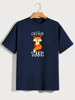 Oh For Fox Sake Herren T-Shirt, lustig Humor unhöflich Tierliebhaber süß Geschenk Tee