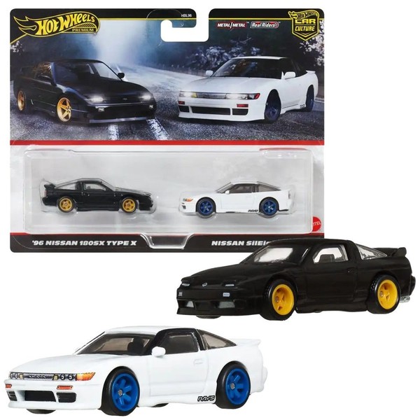 Nissan 180SX Type X & Nissan Sileighty | Hot Wheels Premium Fahrzeuge-image