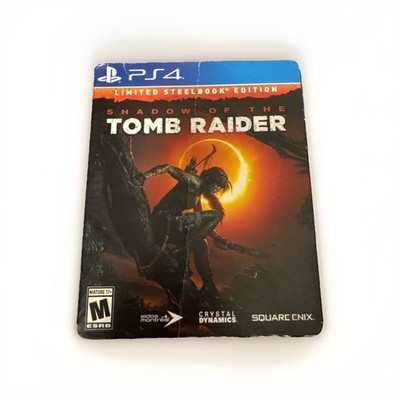 PS4 Shadow of the Tomb Raider Limited Steelbook Edition Complete Art Cards