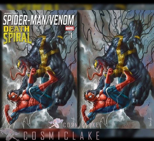 AMAZING SPIDERMAN VENOM DEATH SPIRAL #1 PARRILLO MEGACON VARIANT SET PRE 4/3☪