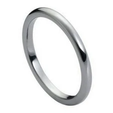 Tungsten Ring Band High Polished Thin Band For Men & Women