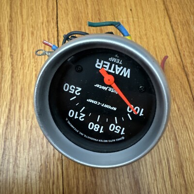 Auto Meter 3531 Sport-Comp Electric Water Temperature Gauge Regular 2 5/8''