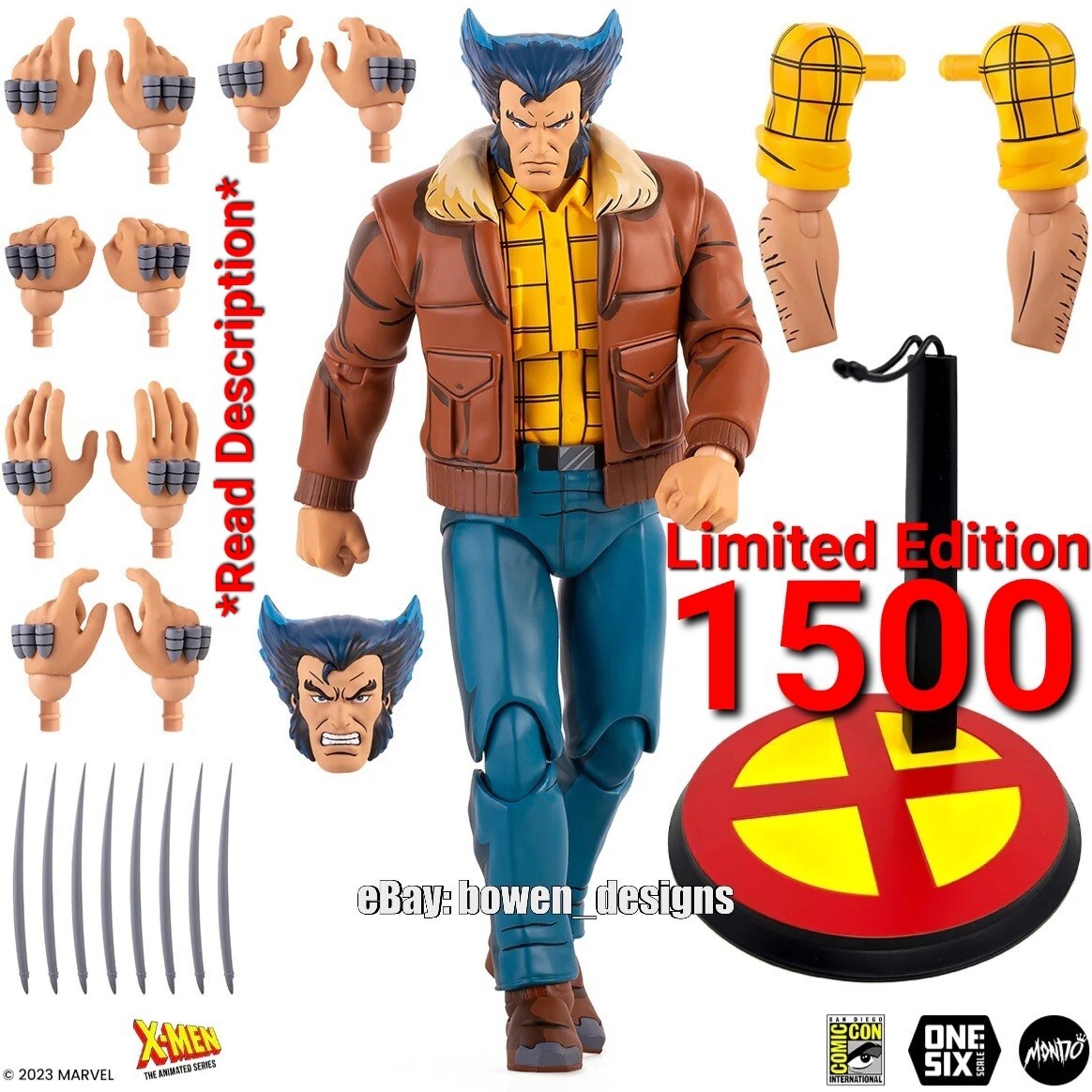 X-men animated 1/6 figure Logan ローガン X-Men the Animated Series - Logan 1/6 Scale SDCC Exclusive