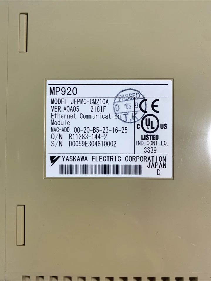 YASKAWA JEPMC-CM210A COMMUNICATION MODULE JEPMCCM210A OVERNIGHT SHIPPING - Image 3 of 4