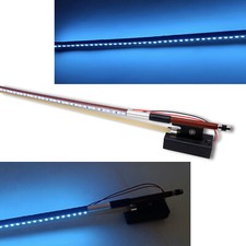 Full Size Advance Violin Bow Brazilwood Violin Bows LED Light Blue Color nice