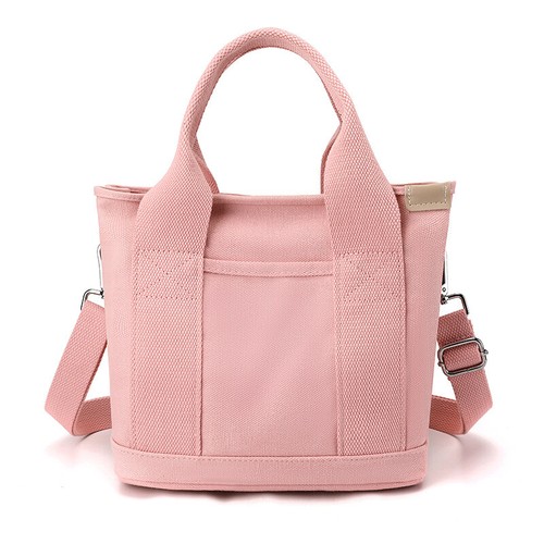 Women Canvas Tote Bag Large Capacity Handbags & Shoulder Bags Zip Crossbody - Picture 13 of 17