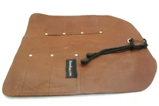 UJ Ramelson 5 Pocket Genuine Leather Tool Roll Holder Chisels Gouges Carpenter