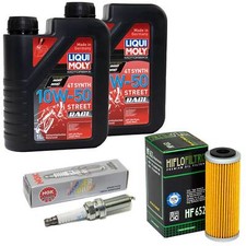 Inspektion Ölfilter 2L Öl Set Zündkerze für KTM EXC 400 EXC 450 EXC 530 2008-11