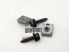 New Toyota Scion License Plate Kit Tab Metal Holder Screw Bolt Nut Camry Corolla