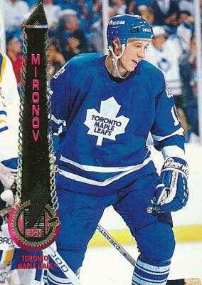 1994-95 Pinnacle #229 DMITRI MIRONOV - Toronto Maple Leafs