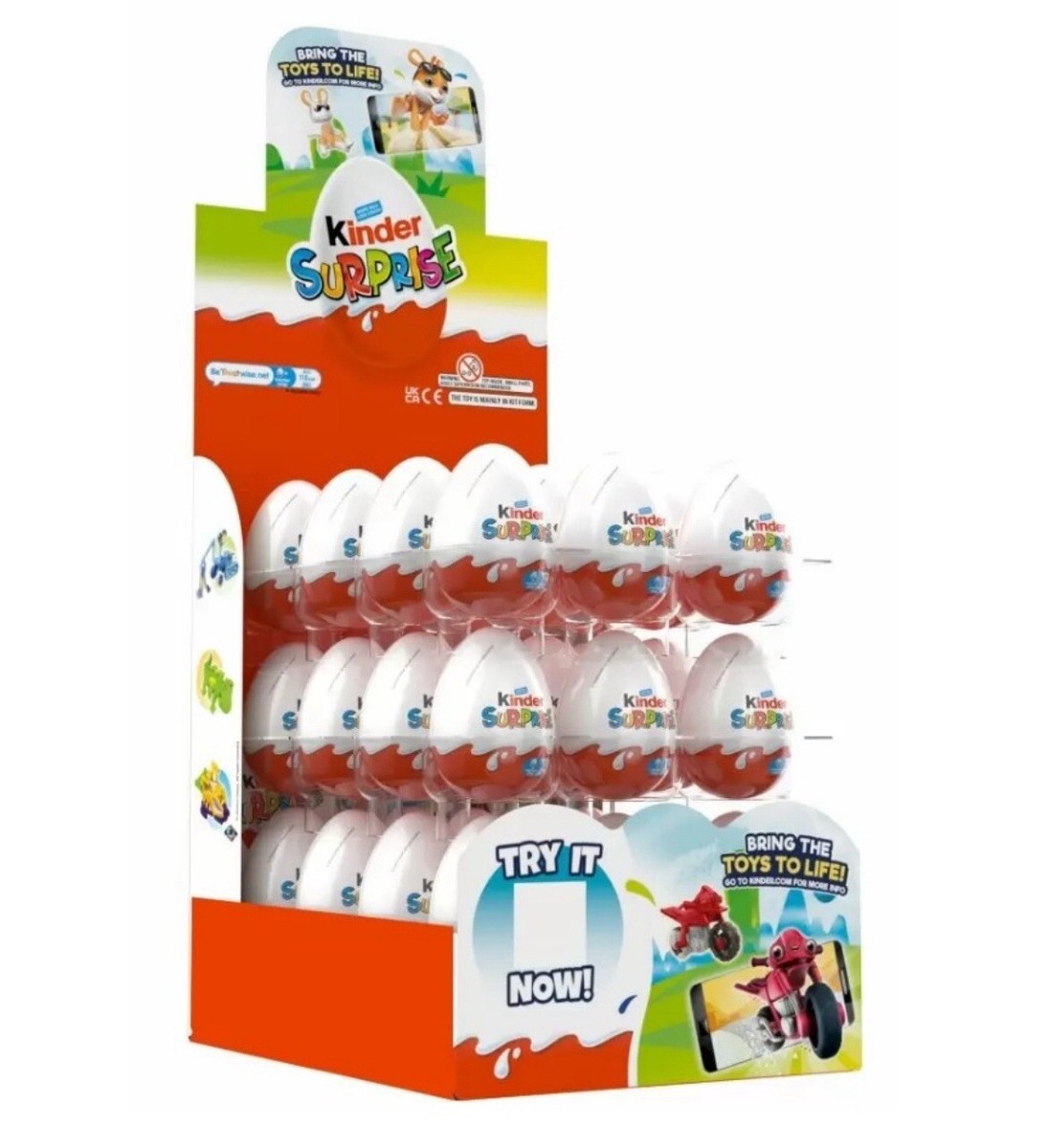 Kinder Surprise Chocolate Egg, 20g pack of 36 Special For Easter