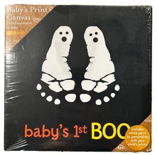 Kate & Milo Baby’s Print Canvas Halloween Baby’s 1st BOO!