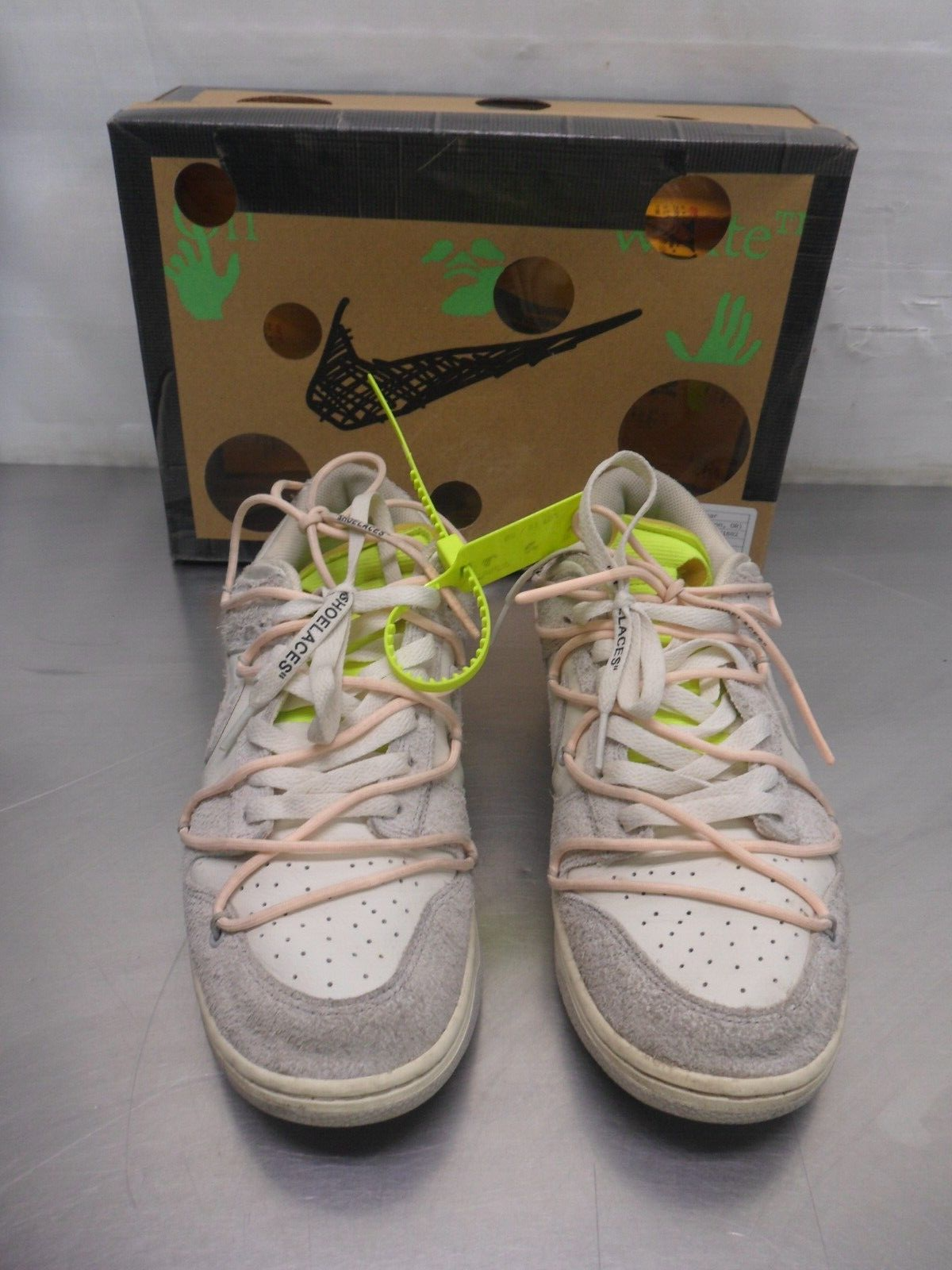 OFF WHITE X NIKE Scarpe Nike Off White x Dunk Low 'Lotto 12 di 50' # 10 5 M