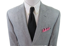 Jack Victor Exclusive Mens Bamboo Viscose Gray Blazer Jacket Sport Coat 42 S
