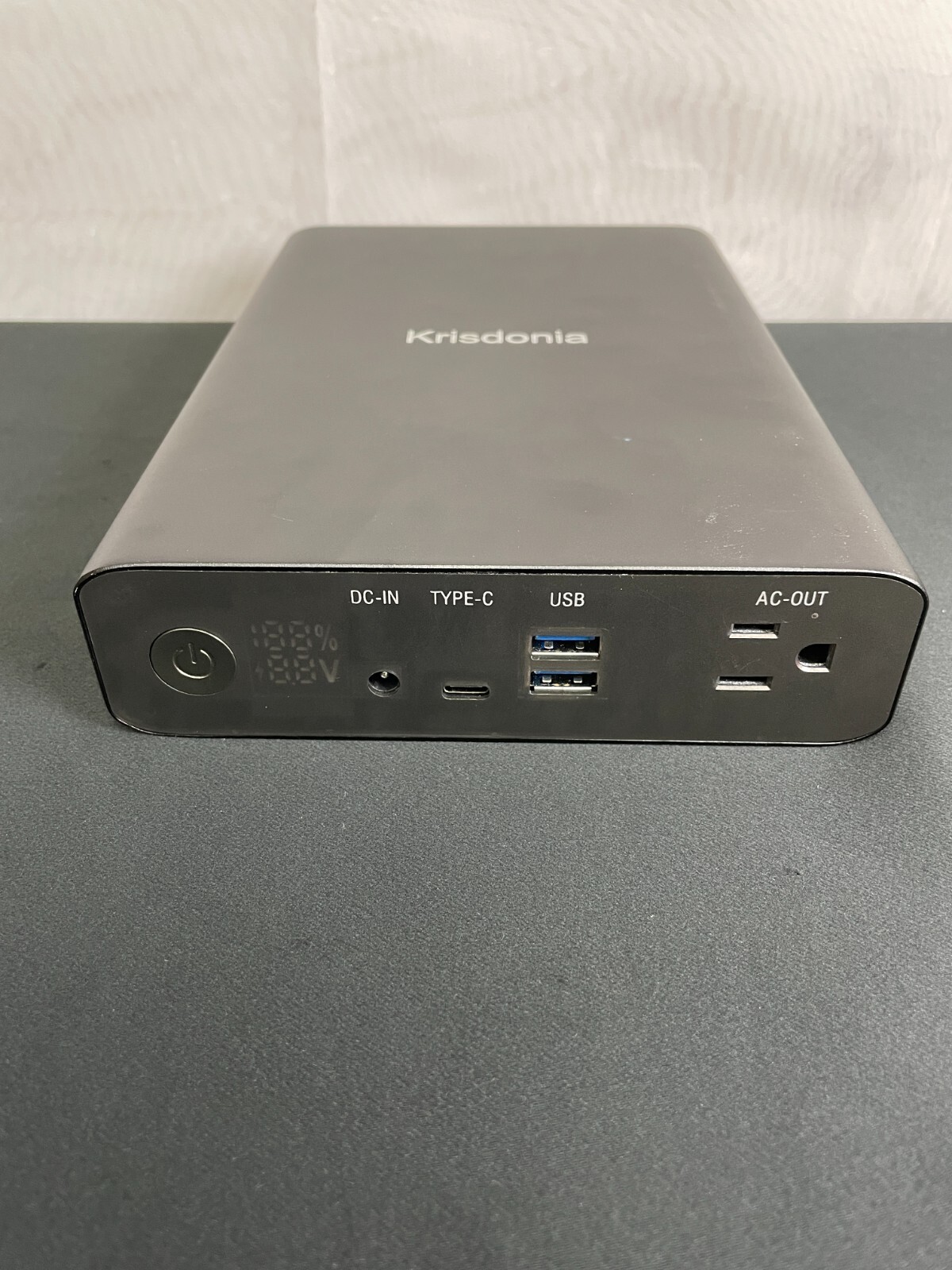 Krisdonia NJF-6X Black 60000mAh AC Outlet Portable Laptop Charger Power Bank